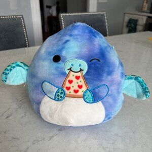 Kellytoy Squishmallow 8" Talib the Blue Tie Dye Pterodactyl W/Pizza Stuffd Plush